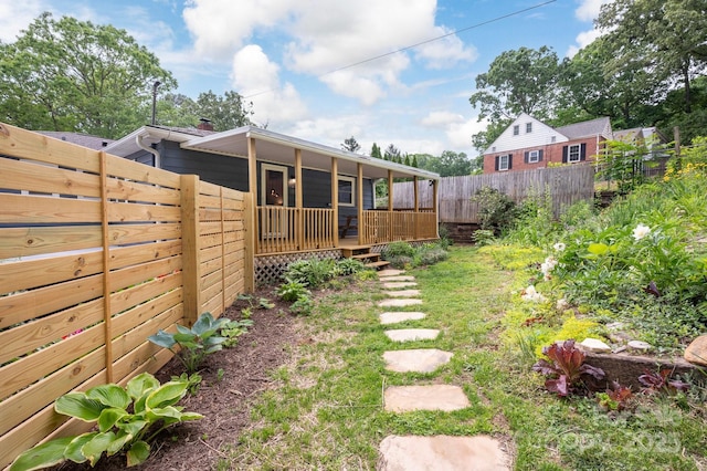 12 Canterbury Rd, Asheville, NC 28805 - view of fenced backyard