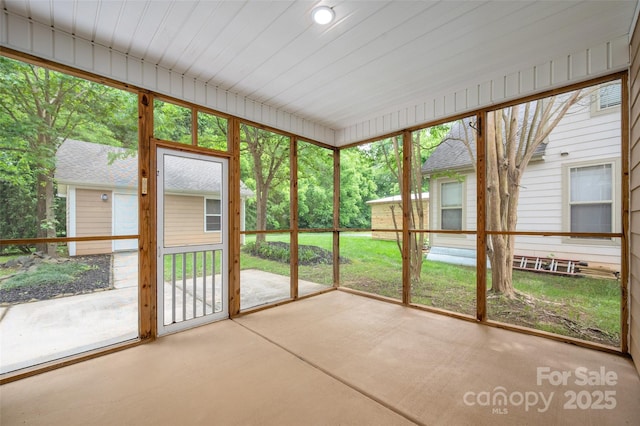 14034 Cedar Pond Cir, Huntersville, NC 28078 - view of unfurnished sunroom