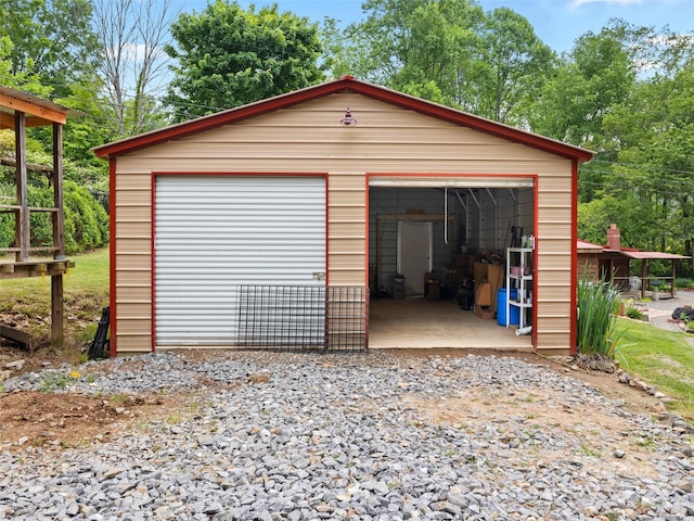 161 Moody Mountain Rd, Burnsville, NC 28714 - view of detached garage
