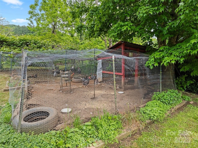 161 Moody Mountain Rd, Burnsville, NC 28714 - view of yard featuring exterior structure and an outbuilding