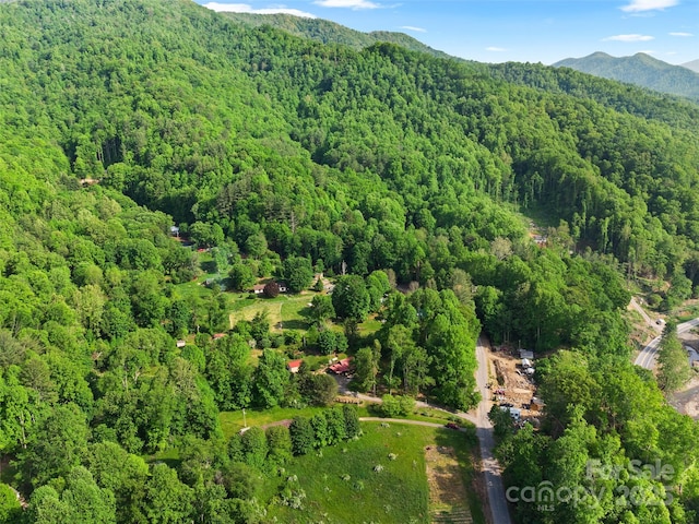 161 Moody Mountain Rd, Burnsville, NC 28714 - aerial overview of property's location with a heavily wooded area and mountains