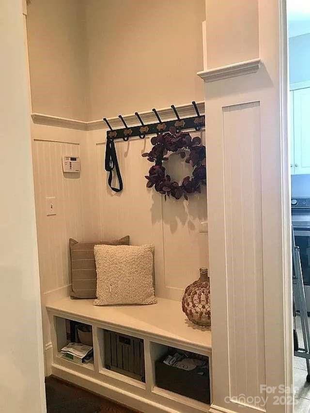 view of mudroom