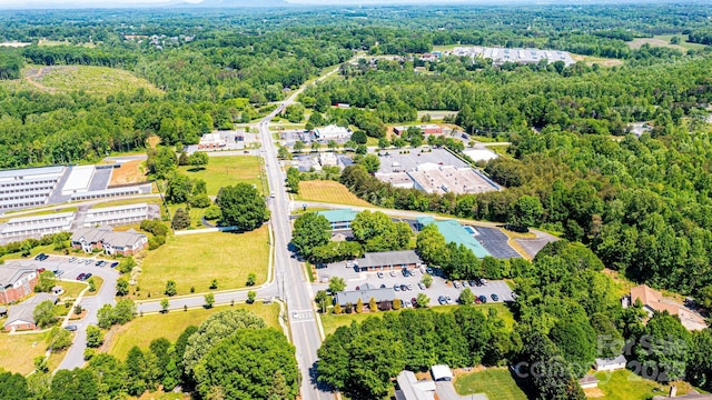 3042 N Oxford St, Claremont, NC 28610 - drone / aerial view of a heavily wooded area