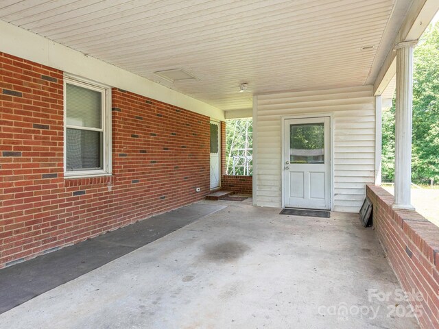 876 Stowe Ln, Gastonia, NC 28056 - view of patio with a carport