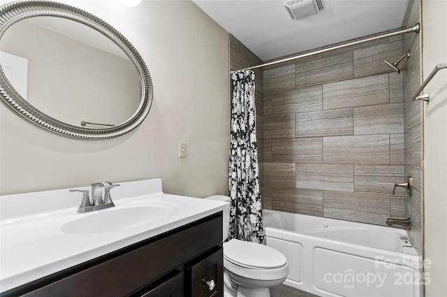 82 Sunburst Dr, Waynesville, NC 28786 - full bath featuring toilet, shower / tub combo with curtain, and vanity