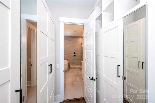 720 Cavesson Way, Monroe, NC 28110 - hallway with dark tile patterned flooring