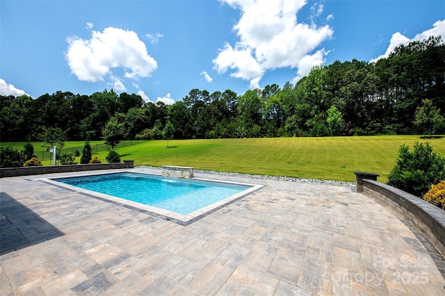 720 Cavesson Way, Monroe, NC 28110 - swimming pool with a patio and a lawn