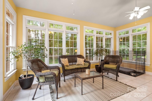 4389 Enchantment Cove Ln, Charlotte, NC 28216 - sunroom / solarium with french doors, tile patterned floors, and baseboards