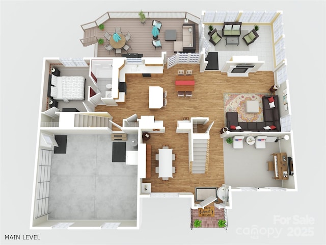 4389 Enchantment Cove Ln, Charlotte, NC 28216 - floor plan / room layout