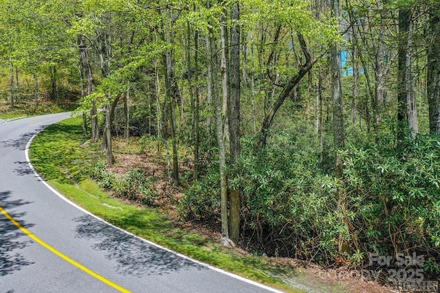 88 Lost Trl Unit 143, Highlands, NC 28741 - view of asphalt road with a wooded view