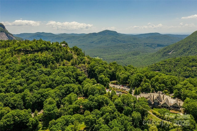 88 Lost Trl Unit 143, Highlands, NC 28741 - view of mountain backdrop featuring a heavily wooded area