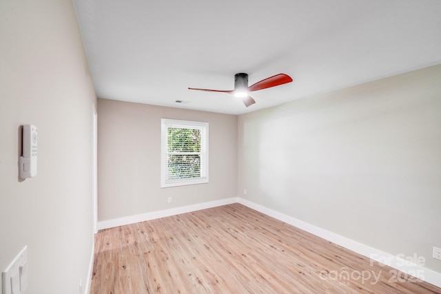 2000 Tyvola Rd, Charlotte, NC 28210 - spare room featuring wood finished floors and a ceiling fan