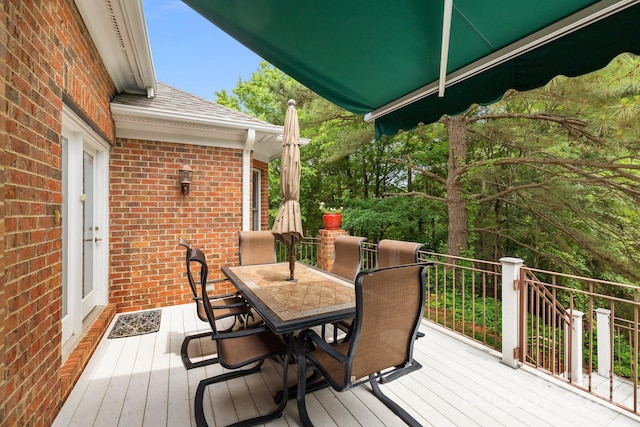 10317 Clubhouse View Ln, Mint Hill, NC 28227 - deck with outdoor dining space