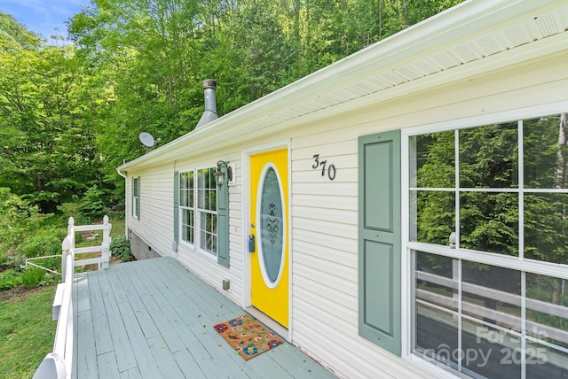 370 Fox Cove Rd, Mars Hill, NC 28754 - view of deck