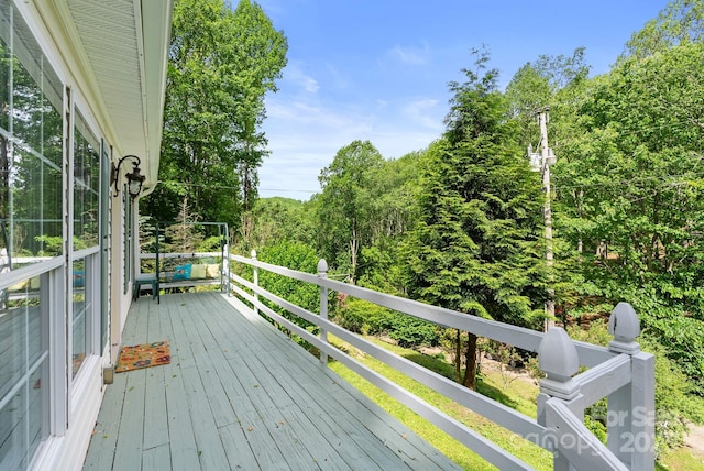 370 Fox Cove Rd, Mars Hill, NC 28754 - view of deck
