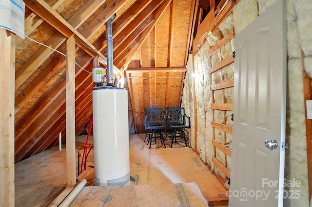 1705 Townsend Ln, Rock Hill, SC 29730 - attic featuring gas water heater