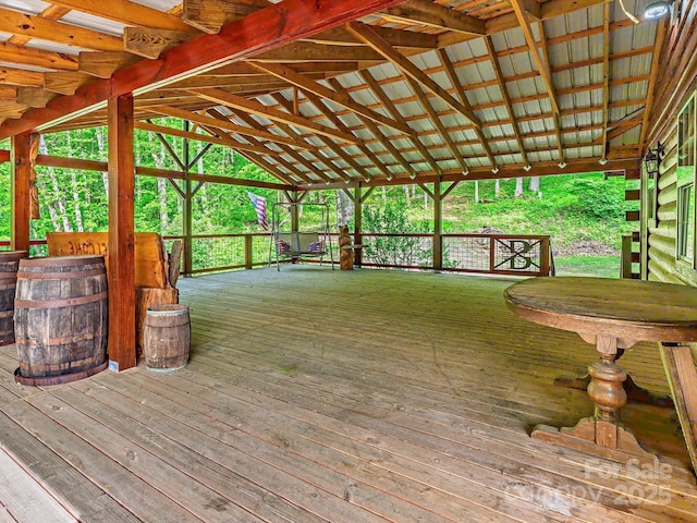 287 Sara Ridge Rd, Waynesville, NC 28786 - view of deck
