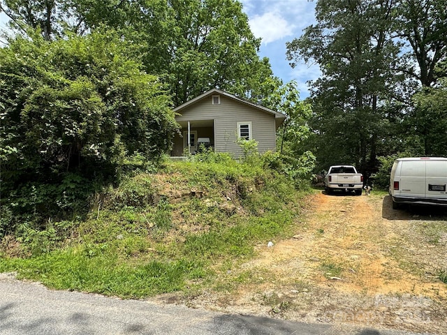 835 Mountain View Church Rd, Zirconia, NC 28790 - view of side of property with driveway