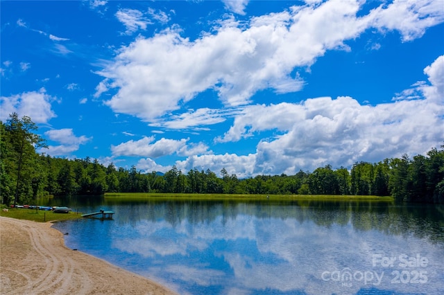 1 Spring Rd, Spruce Pine, NC 28777 - water view with a heavily wooded area