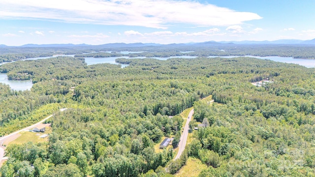 4065 NC-126 Hwy, Morganton, NC 28655 - aerial view of a heavily wooded area and a water and mountain view