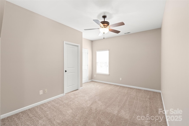 4352 Haddington Dr, Fort Mill, SC 29707 - carpeted empty room with ceiling fan and baseboards