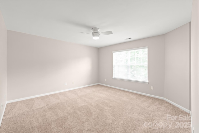4352 Haddington Dr, Fort Mill, SC 29707 - carpeted empty room featuring ceiling fan and baseboards