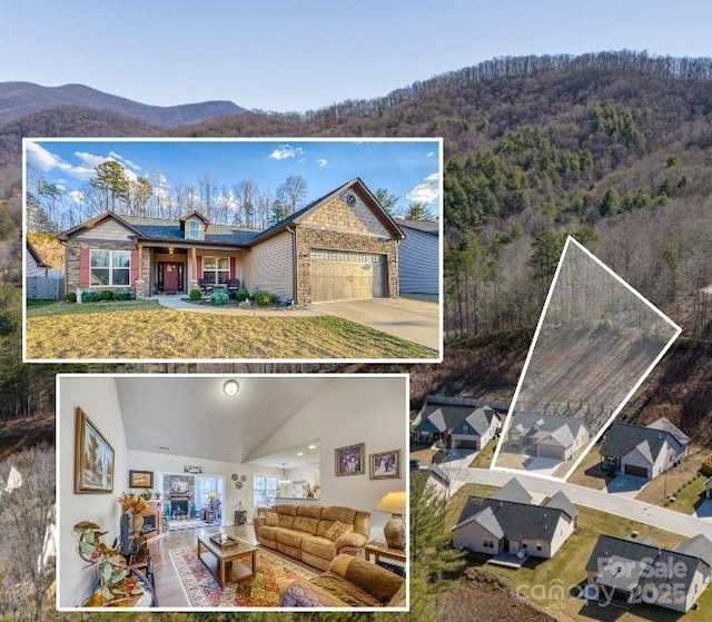 153 Water Leaf Dr, Weaverville, NC 28787 - view of a document with a collage of images