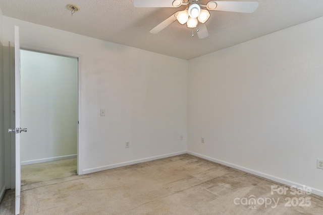 6079 Little River Ct, Granite Falls, NC 28630 - empty room with carpet flooring, ceiling fan, and baseboards