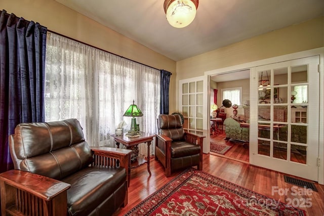 401 7th St, Spencer, NC 28159 - living area featuring wood finished floors