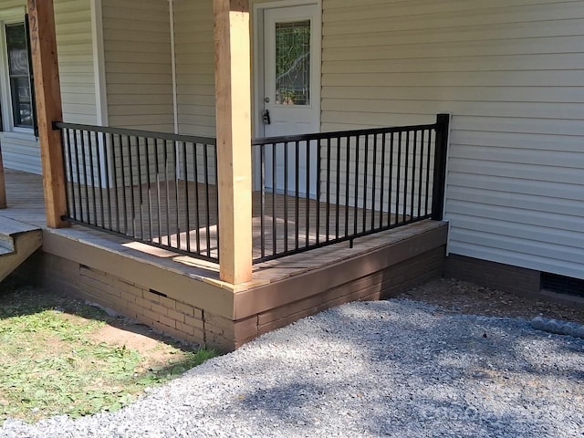 1327 Wiscassett St, Albemarle, NC 28001 - view of wooden deck