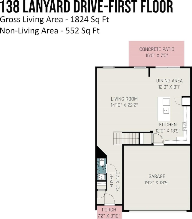 138 Lanyard Dr Unit B, Mooresville, NC 28117 - room layout