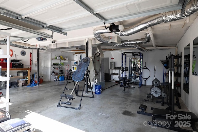905 Severt Cir, Lenoir, NC 28645 - garage featuring a garage door opener