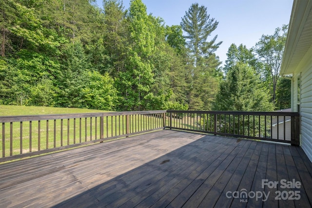 905 Severt Cir, Lenoir, NC 28645 - wooden deck featuring a yard