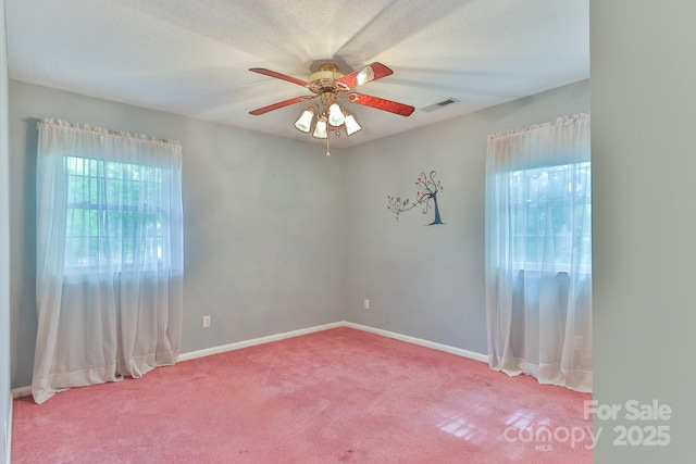 466 Shiloh Church Rd, Hickory, NC 28601 - carpeted empty room featuring ceiling fan and baseboards