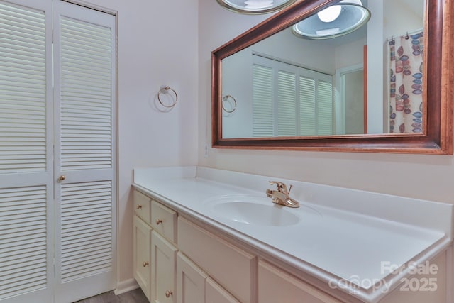 466 Shiloh Church Rd, Hickory, NC 28601 - bathroom featuring vanity and a closet