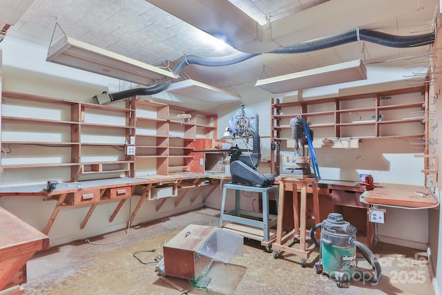 466 Shiloh Church Rd, Hickory, NC 28601 - below grade area with a workshop area