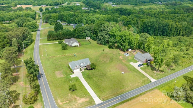 8717 Swift Rd, Oakboro, NC 28129 - aerial view of a forest