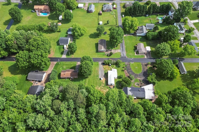 aerial view of property's location