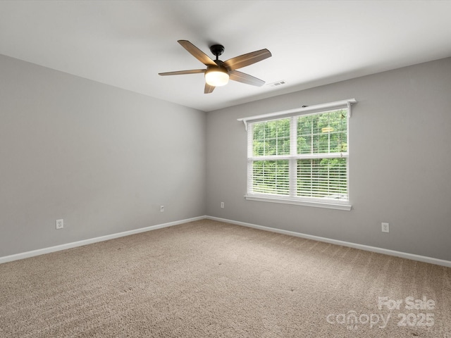 3038 Sterling Ct, Fort Mill, SC 29707 - unfurnished room featuring ceiling fan, carpet flooring, and baseboards
