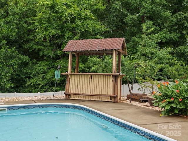 3038 Sterling Ct, Fort Mill, SC 29707 - view of pool with a gazebo and a patio