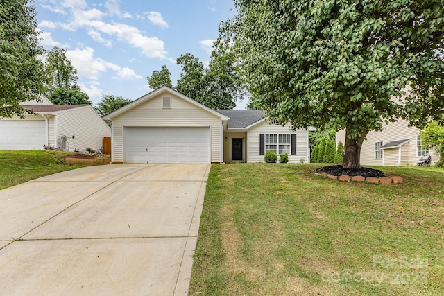 1776 Baylor Dr, Rock Hill, SC 29732 - view of front of property featuring a garage, concrete driveway, and a front lawn