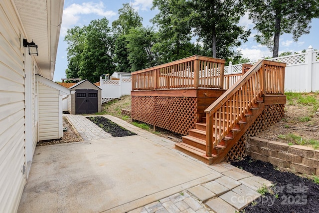 1776 Baylor Dr, Rock Hill, SC 29732 - view of patio / terrace with stairway and a wooden deck