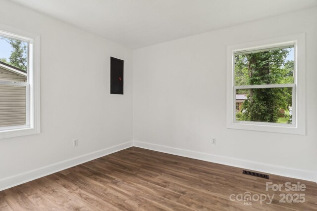 330 Willow Oak Cir, Lancaster, SC 29720 - empty room with healthy amount of natural light, baseboards, and dark wood-style floors