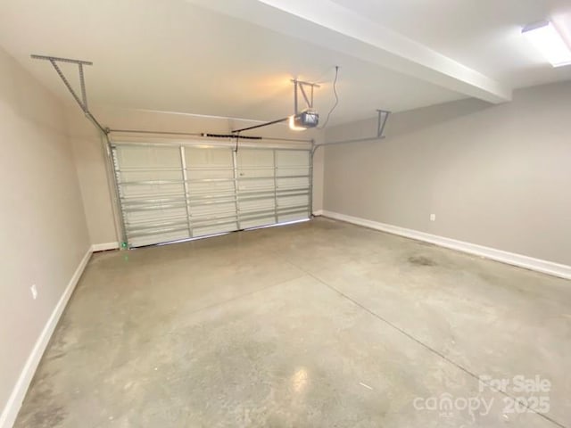 1872 Terrain Dr NW, Conover, NC 28613 - garage with a garage door opener and baseboards