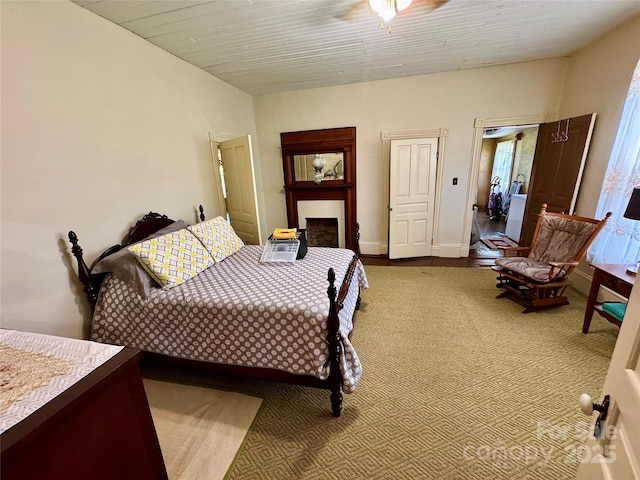 4689 Lakeview Acres Rd, Valdese, NC 28690 - bedroom featuring carpet floors