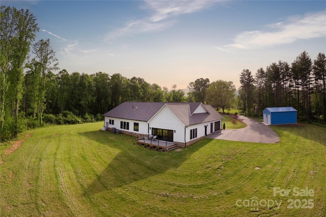467 Dale Rd, Spruce Pine, NC 28777 - aerial view at dusk of a view of trees
