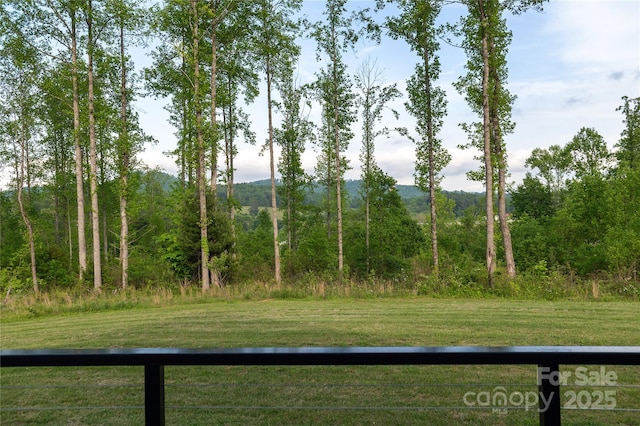 467 Dale Rd, Spruce Pine, NC 28777 - view of yard featuring a forest view
