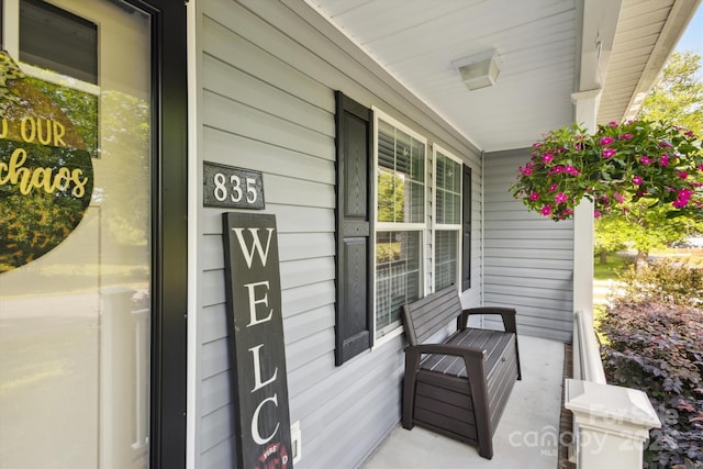 835 Jet St, Kannapolis, NC 28081 - view of covered porch