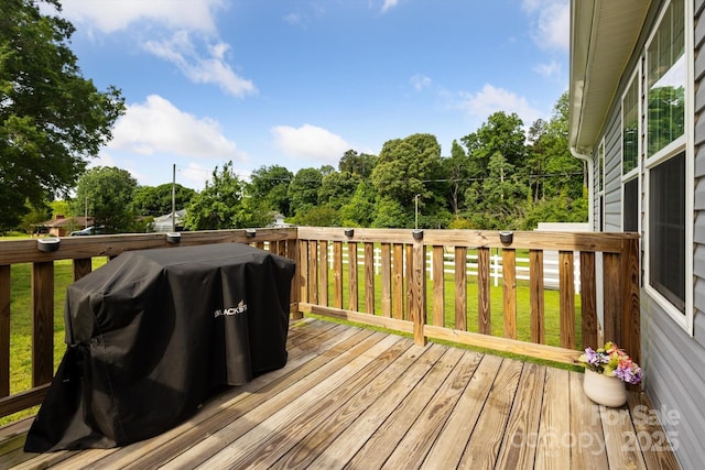 835 Jet St, Kannapolis, NC 28081 - deck with area for grilling