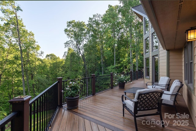 268 Trappers Run Dr, Burnsville, NC 28714 - view of deck